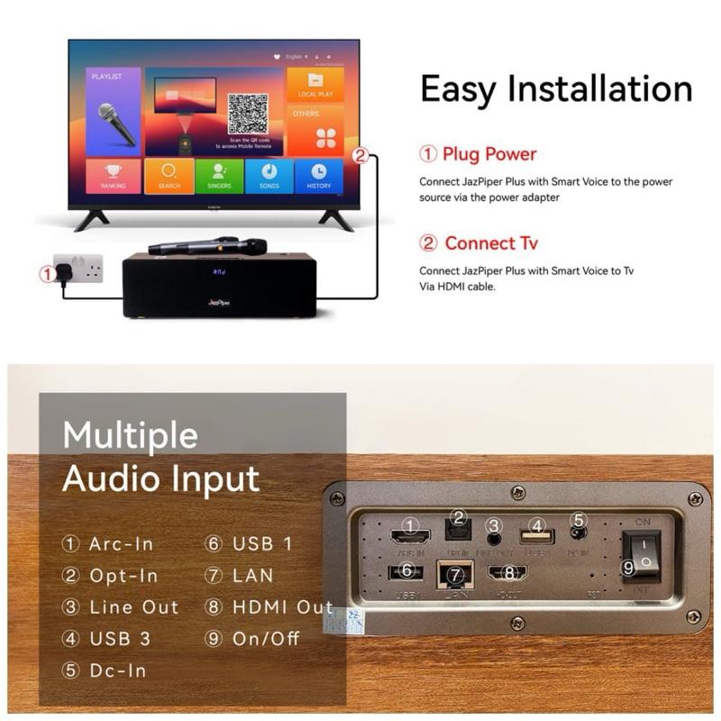 Product Introduction of JAZPIPER PRO | JAZPIPER PLUS V3 | JAZPIPER+ HOME KARAOKE SOUNDBAR 82