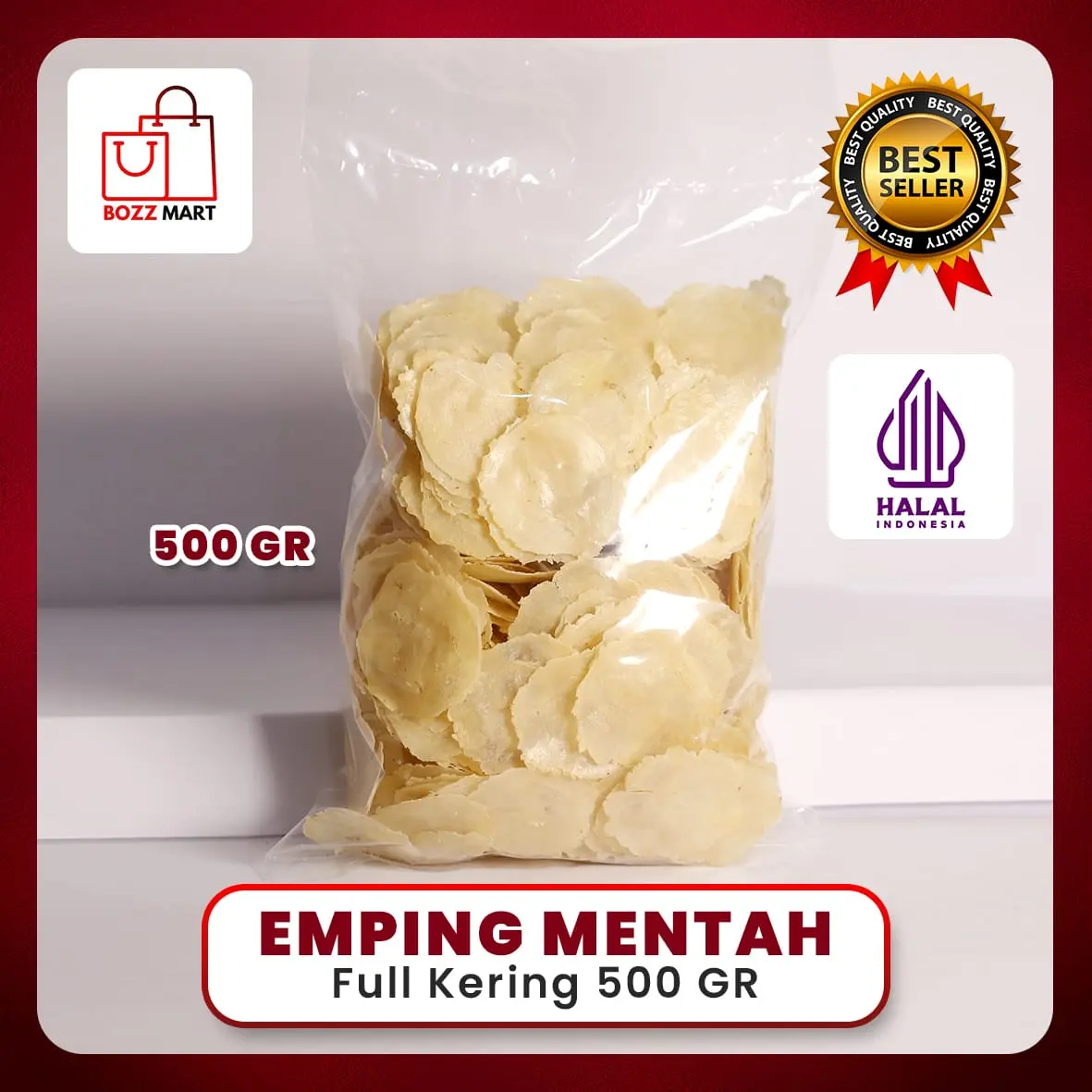 EMPING MELINJO 500 gr FULL KERING ASLI KEBUMEN - Makanan Ringan,  Food Snack,  Cemilan  Goreng, Keripik Crispy
