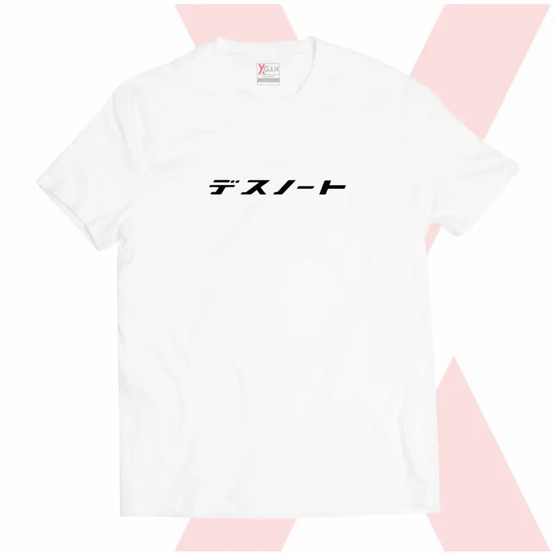 XGAN Baju Death Note Ryuk Shinigami DN02X Kaos Anime katun 24s Jepang T-Shirt Anime Manga Premium Soft Tebal Combed Lembut Distro Sablon  Pria Nyaman   Hitam Motif 4