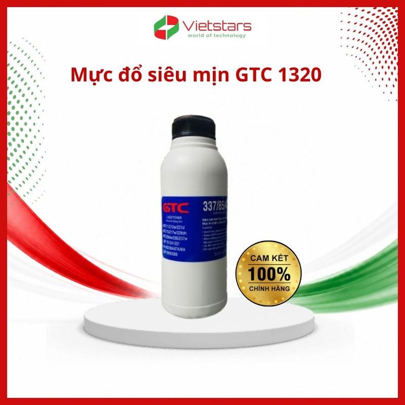 Mực đổ siêu mịn GTC 1320 (26/05/12) được thiết kế để nạp lại cho các hộp mực thuộc dòng máy in HP và Canon thông dụng tr