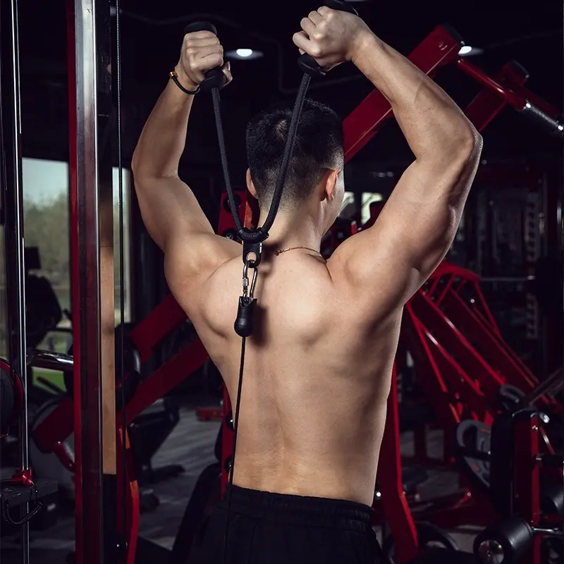 Rope Tricep Latihan Otot Tali Tali Triceps Fitness Pull Down Bar Tali Tricep Gym 5