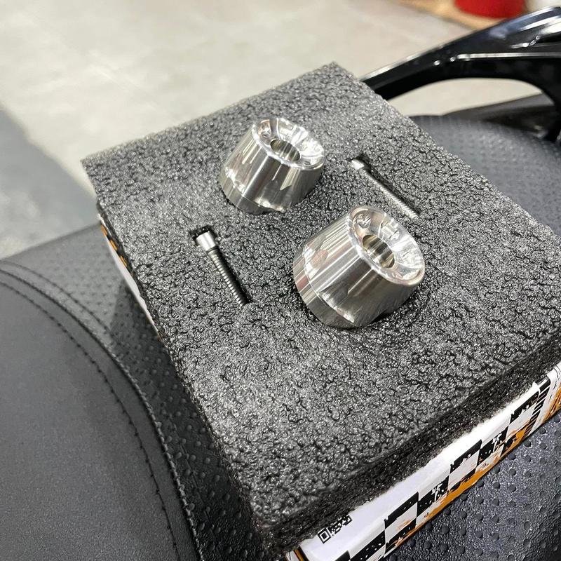 Gù inox GH Racing dành cho các dòng xe như SH Winner Future Wave Sirius AB 2020-2025 Vario 160 Vision 2022,... KG071070 KG071071