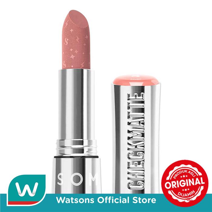 Gambar Somethinc Checkmatte Transferproof Lipstick - 03 Gambit dari Watsons Indonesia Official Store Kab. Tangerang Tokopedia