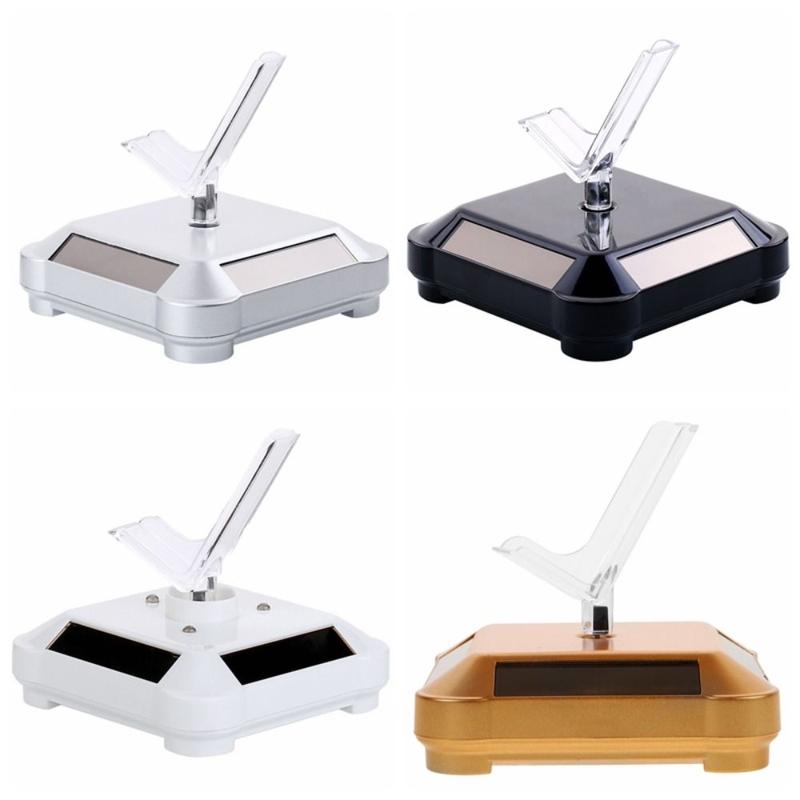 incthe Bền bỉ Sử dụng năng lượng mặt trời Giá đỡ điện thoại xoay Tự động Chức năng xoay Giá đỡ trưng bày trang sức Vật liệu ABS Giá đỡ màn hình xoay Trình diễn sản phẩm