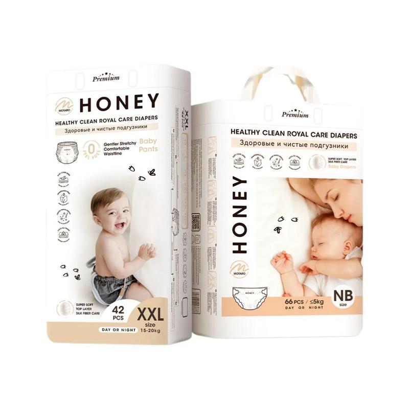 Tã Bỉm Honey Premium Quần/ Dán mẫu mới đủ size Nb/S/M/M/L/XL/2XL/3XL/4XL -…