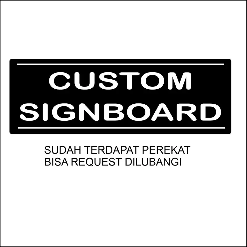 Custom Tulisan Akrilik  Bisa Request Sesukamu Board Signate Acrylic  Indor Outdor 2