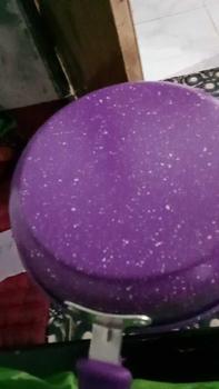 Product Review of Panci Teflon Frypan Marble Enamel / Teflon Frypan Marble Berwarna / Teflon Frypan Enamel Anti Lengket penggorengan anti lengket Kitchenware teflon  serbaguna from A**a 1