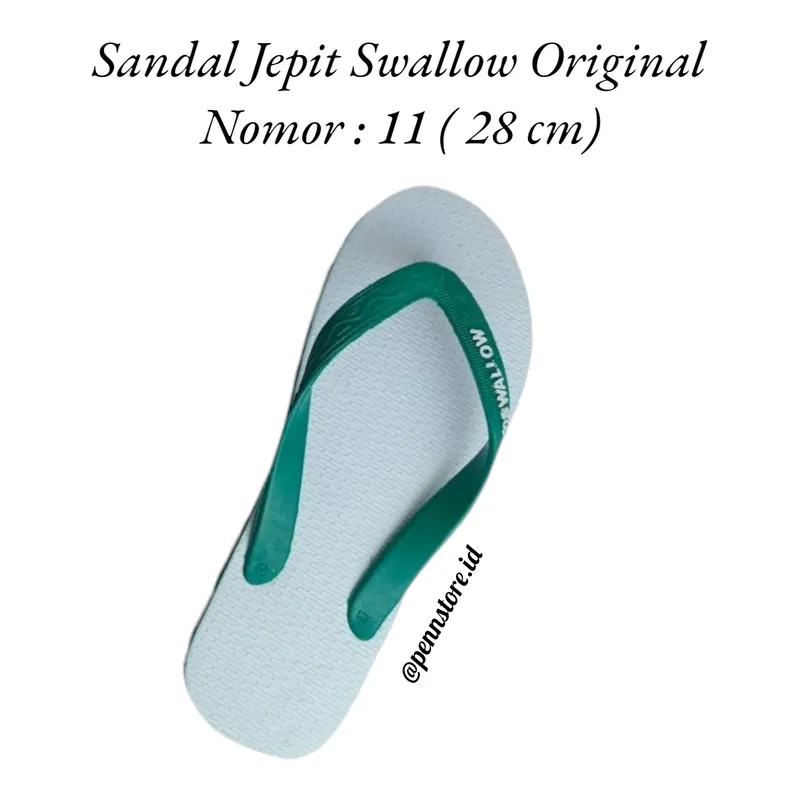 Sandal Jepit Swallow Original (Nomor 9 - 12) Sendal Karet 4