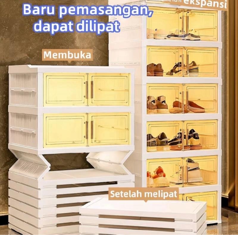 Pool Lemari Sepatu Lipat Rak Sepatu Box Dengan Berbagai Ukuran Bahan Plastik Tebal Berkualitas Sesuai Kebutuhan Anda Furniture