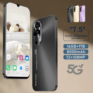 HP Murah OPP Reno 15 Pro 2026 New Smartphone 7.5 Inci Layar HD Handphone Android 72MP+108MP Kamera 16GB RAM 1TB ROM 4G/5G Dual SIM 8000mAh Baterai Bluetooth Bisa COD Cicilan