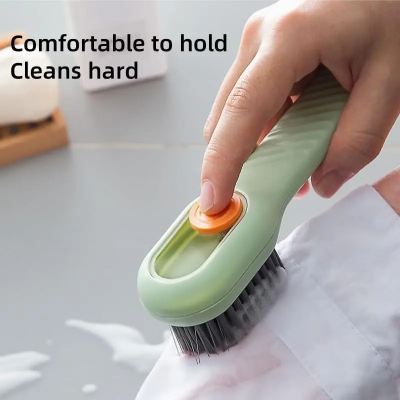 Bàn Chải Làm Sạch Đa Chức Năng, Có Hộp Đựng Xà Phòng, Bền Và Hiệu Quả, Một Người Trợ Giúp Tốt Để Làm Sạch Cả Nhà 6