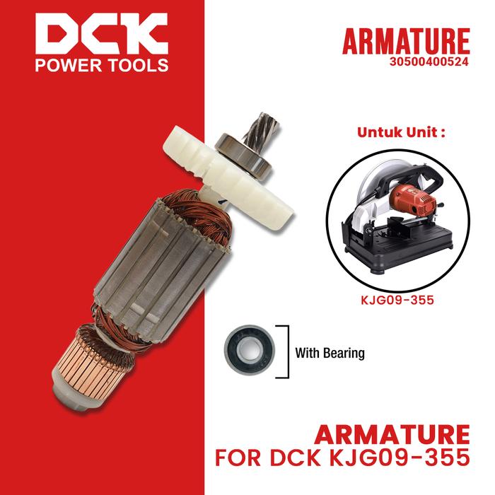 Gambar Armature/Angker untuk Mesin Cut Off KJG/DJG/AJG09-355 dari DCK Power Tools Indonesia Kota Administrasi Jakarta Barat Tokopedia