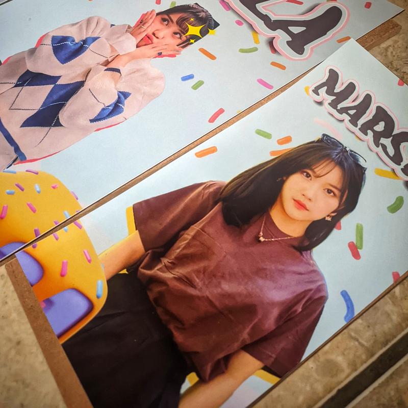 Poster Dinding JKT 48 5 set - Dekorasi Kamar - Poster JKT48 - Hiasan Dinding - Wall Dekor - Aesthetic poster  kayu Gantungan Besi Paku kamar tidur seni moder poster & produk cetak 6
