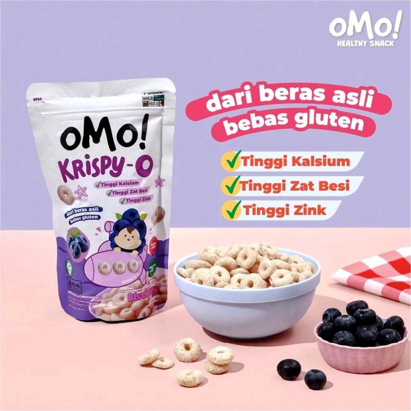OMO! Krispy - O  15gr - Snack 8 bulan+| Dari beras Asli | cemilan sehat 6