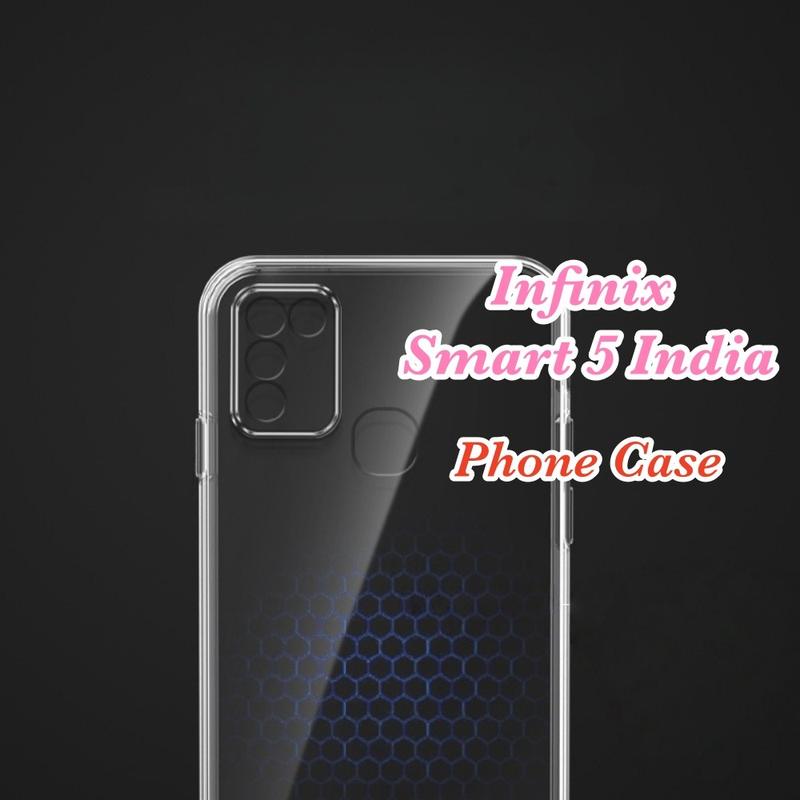【Thực dụng】Ốp điện thoại dành cho Infinix Smart 5, trong suốt, chống vàng,…