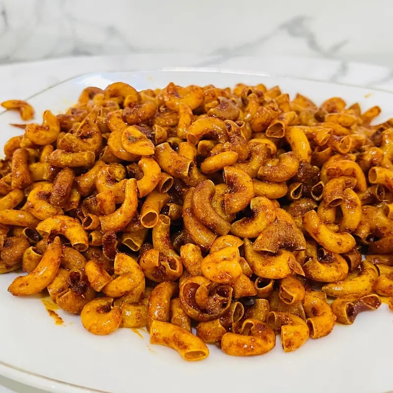 MAKARONI CIKRUH DAUN JERUK 250gram Makanan Camilan Asin Pedas Food Snack Cemilan 3