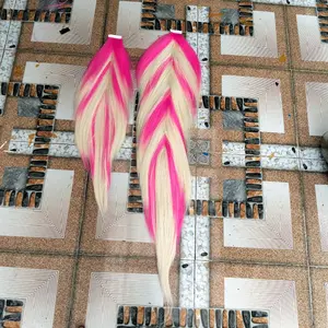 BUNTUT JARAN SINTETIS WARNA BLONDE PINK