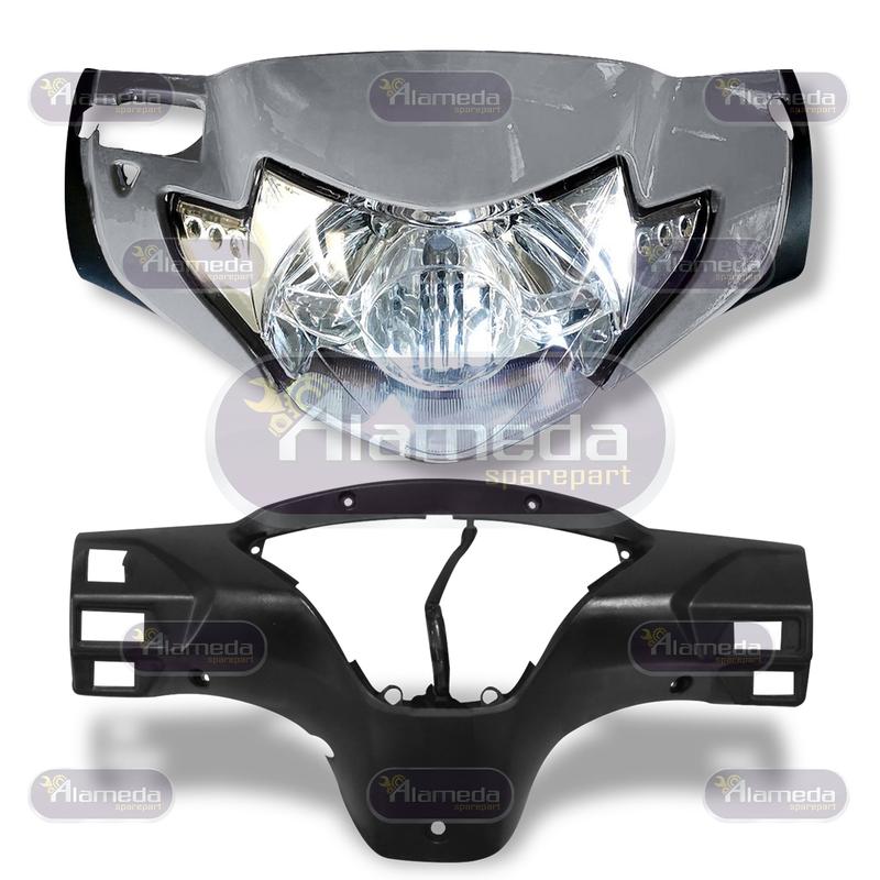 Batok Totok Depan Belakang Supra X 125 Lama 2005-2007 Warna Lengkap Hitam Merah Maroon Biru Silver 4