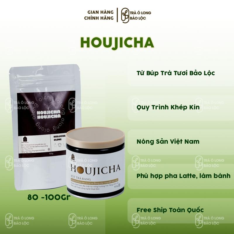 Bột Houjicha - Bột Trà Rang - Trà Olong Bảo Lộc