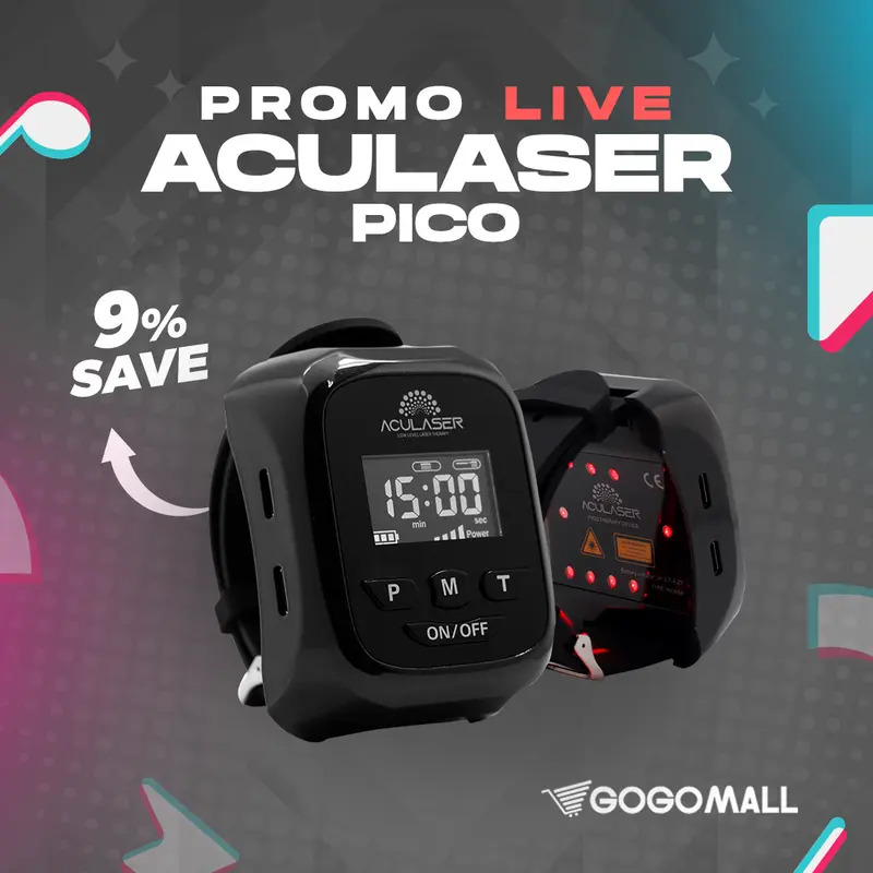 (PROMO LIVE) ACULASER PICO - Alat Terapi Stroke Diabetes Hipertensi Kolesterol Tinggi Teknologi Low-Level-Laser 0