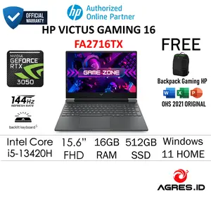 Laptop HP Victus 15 Core i5 13420H - RTX3050 6GB/ 16GB/512SSD/15.6"FHD/Win11+OHS