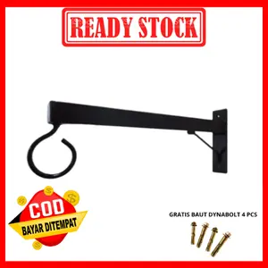 Gantungan Tiang Ayunan Bayi Besi Panjang 30-60 Cm