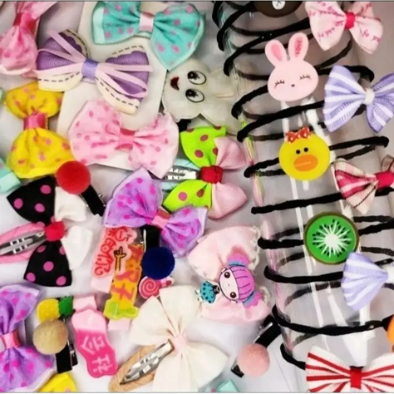 Paket Usaha Accesesories Jepit Ikat Rambut Anak Dewasa kelontongan Pernak Pernik Dan Fashion 2