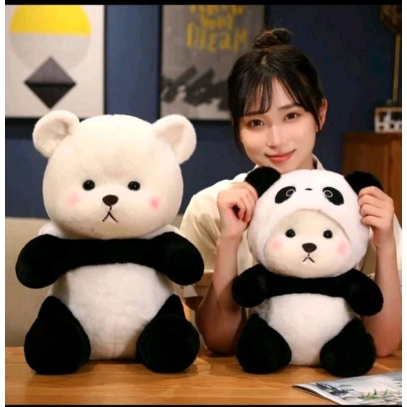 Boneka teddy bear cosplay stich lotso dinosourus rabbit panda maenan anak 9