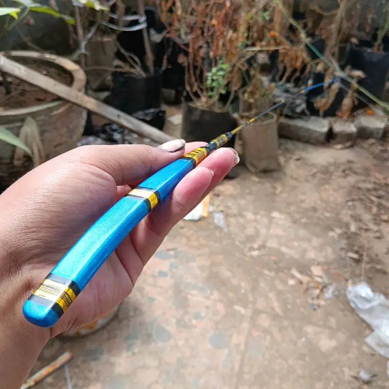 Joran Wader/Benter Premium Super Lentur Biru Metalic 1