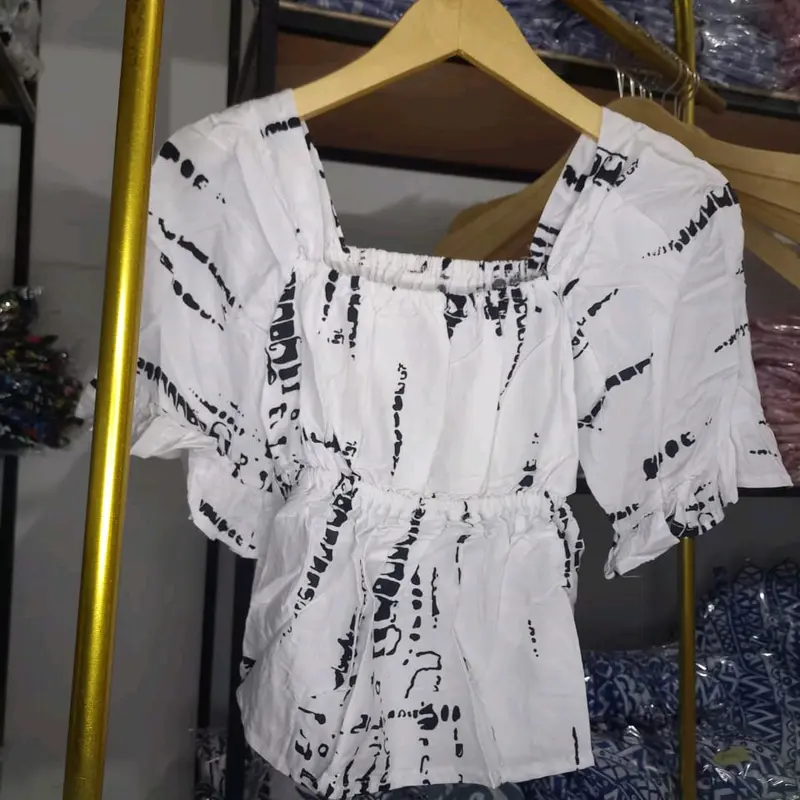 baju Atasan mona lengan pendek, baju wanita 4