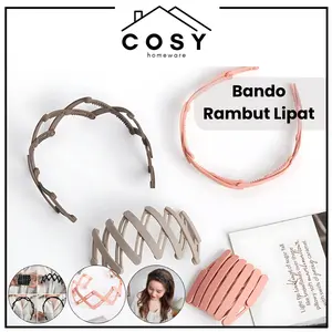 COSY Bando Rambut Lipat Fashion Style Korea Magic / Hairband Magic Folded / Bando Doff Bandana Rambut Anak Dewasa