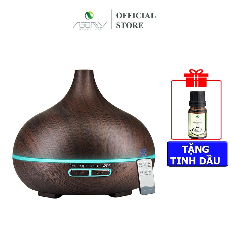 Máy xông tinh dầu phun sương tạo ẩm khuếch tán tinh dầu MKT15V dung tích 550ml tự ngắt khi hết nước bù ẩm phòng điều hòa Máy Khuếch Tán Tinh Dầu Phun Tinh Dầu