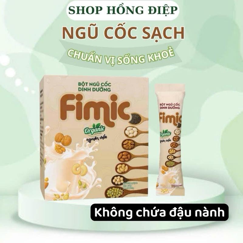  BỘT NGŨ CỐC DINH DƯỠNG FIMIC HỘP 20 GÓI - KHÔNG CHỨA ĐẬU NÀNH - NGUYÊN CHẤT ORGANIC - HỒNG ĐIỆP SHOP 