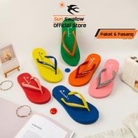 Gambar Paket 6 Pasang Sandal Jepit Karet Wanita Sun Swallow Ladies Warna Size Seri dari Sun Swallow Sandals Kota Administrasi Jakarta Utara 1 Tokopedia