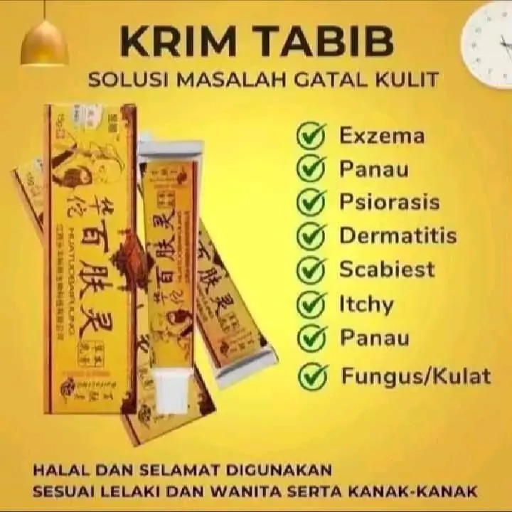 Salep Cream herbal Asli cina Cap orang tua 100% Original