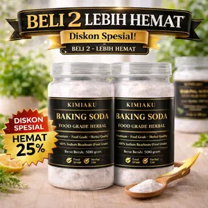 Baking Soda Kesehatan Murni Herbal Food Grade 100% Pure Natural 500GR Premium Quality Sodium Bicarbonate