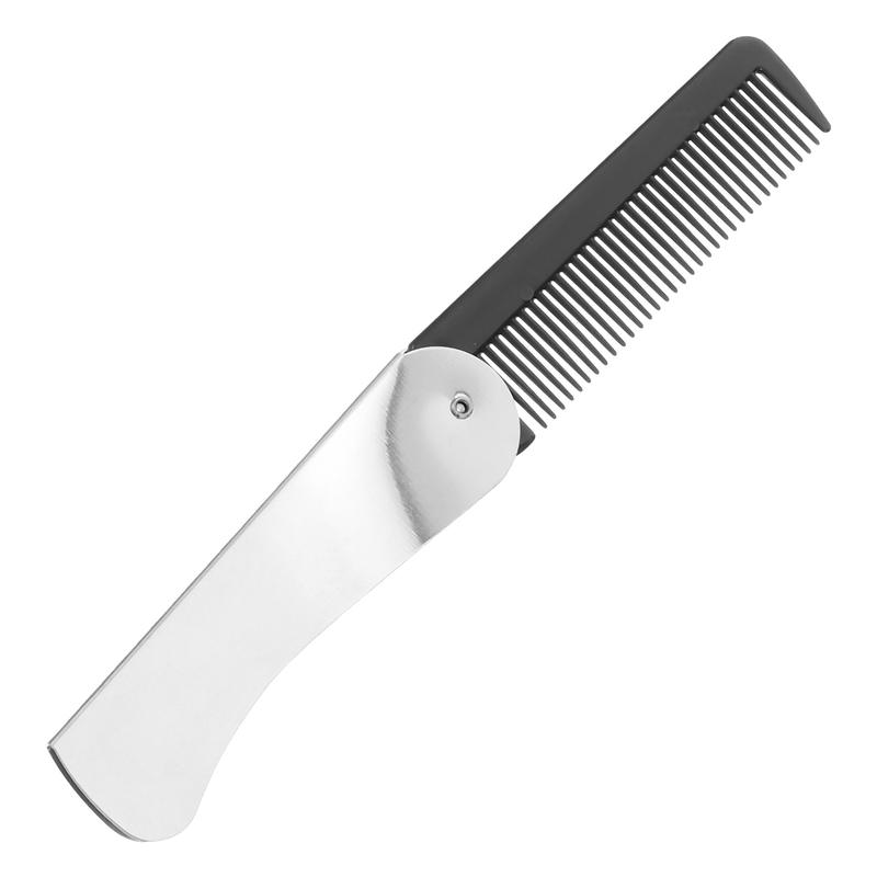 Product Introduction of Hair Salon Comb Folding Comb Travel Comb Hair Comb for Travel Foldable Comb Gift Haircare Heatless Daily Durable Stainless 3