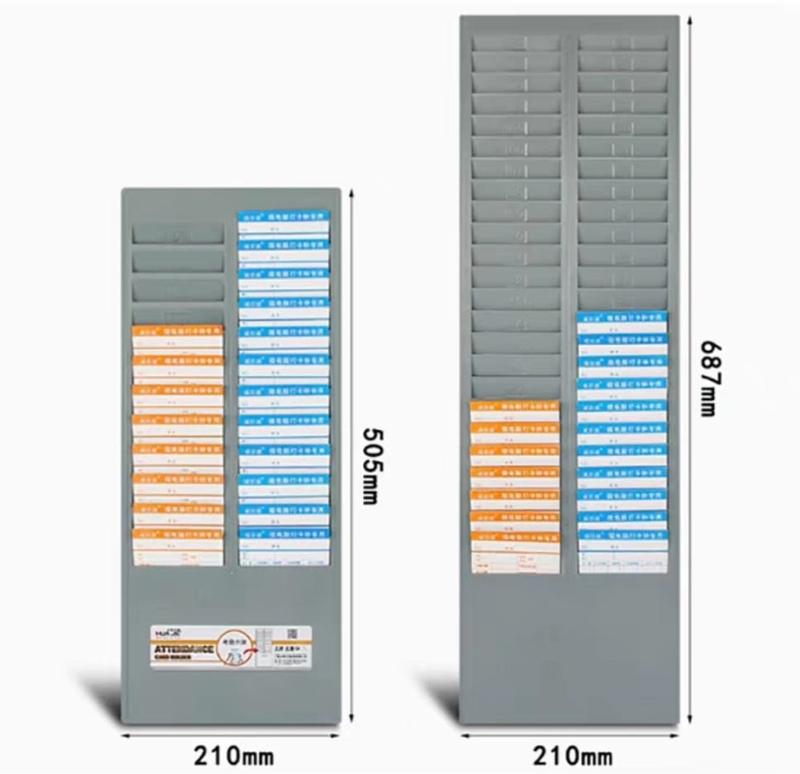 Time Card Wall Mount Rack Holder 24 Pocket Slot for Attendance - TikTok ...