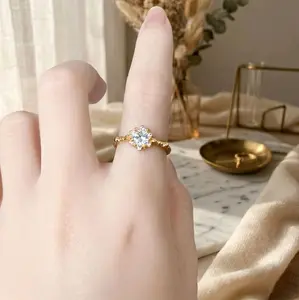 Cincin (24) Solitaire Mata 1 Titanium