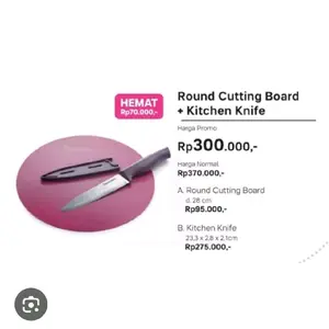 knife/pisau Tupperware ( 1 pcs ) sesuai pilihan