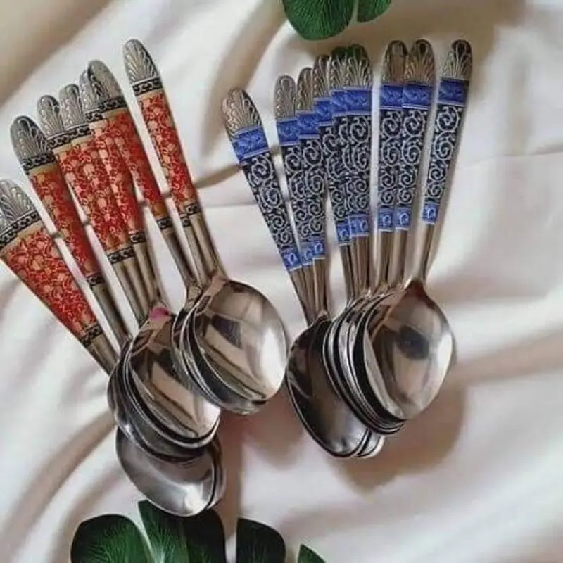 SENDOK MAKAN MOTIF BATIK STAINLESS 1 PCS 1