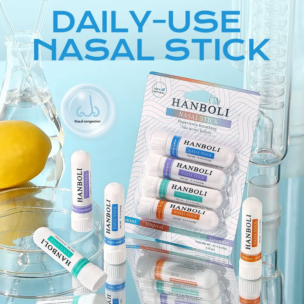 Energy Stick Set Nasal Inhalation Refreshing and Awakening Anti-Drowsy Driving Drowsy Nasal Inhalation Stick
