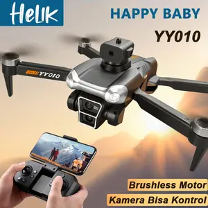 Drone YY010/YY020 4K HD Dual Kamera WIFI FPV Anti Tabrakan Brushless Motor Kamera Bisa Digerakan Via Remote Control