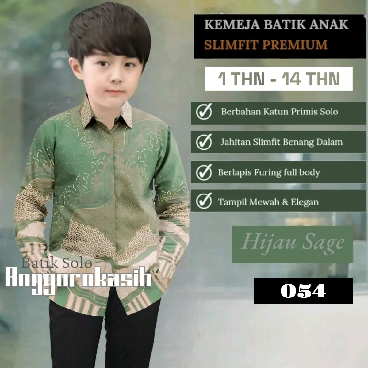 KEMEJA BATIK ANAK SLIMFIT LAPIS FURING FULL BODY BAHAN KATUN SOLO TERBARU