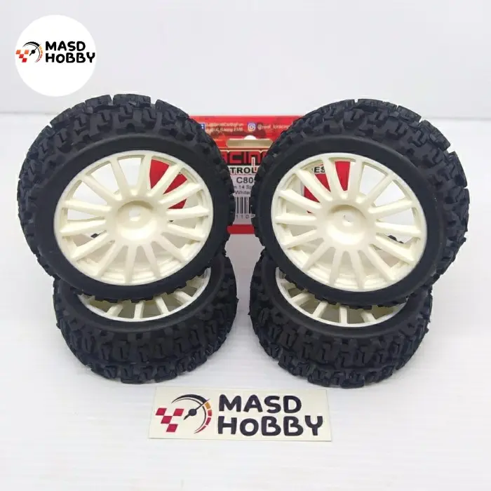 Pelek Velg Rally drift onroad 1/10 RC HSP, Tamiya WLToys, LC Racing 0