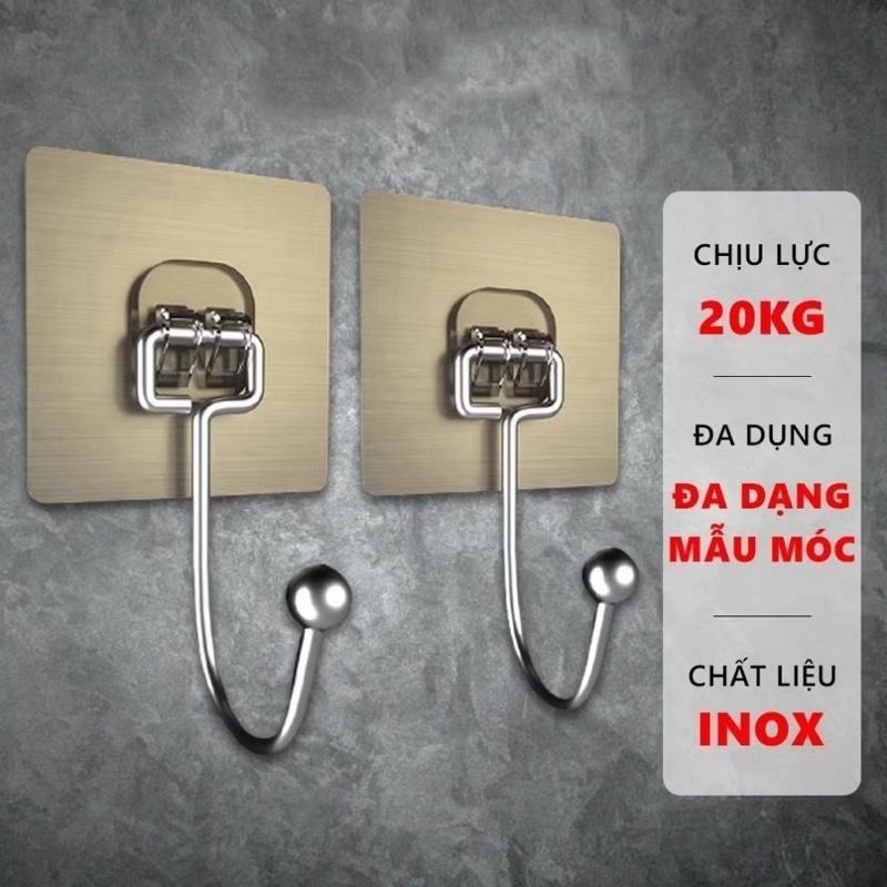 Móc dán tường innox chịu lực đến 20kg