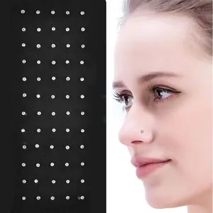 Pin Hidung Tindik Permata Harga Per Pcs / Per Biji