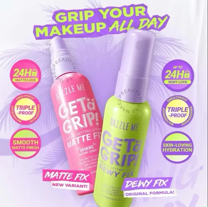 ️Dazzle Me️ Get A Grip Make Up Setting Spray 60ml - dazzle me setting spray