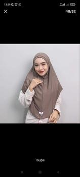 Product Review of KENAN - SHINY Instan Daily Hijab nonpet matt Jersey size L from j**i 0