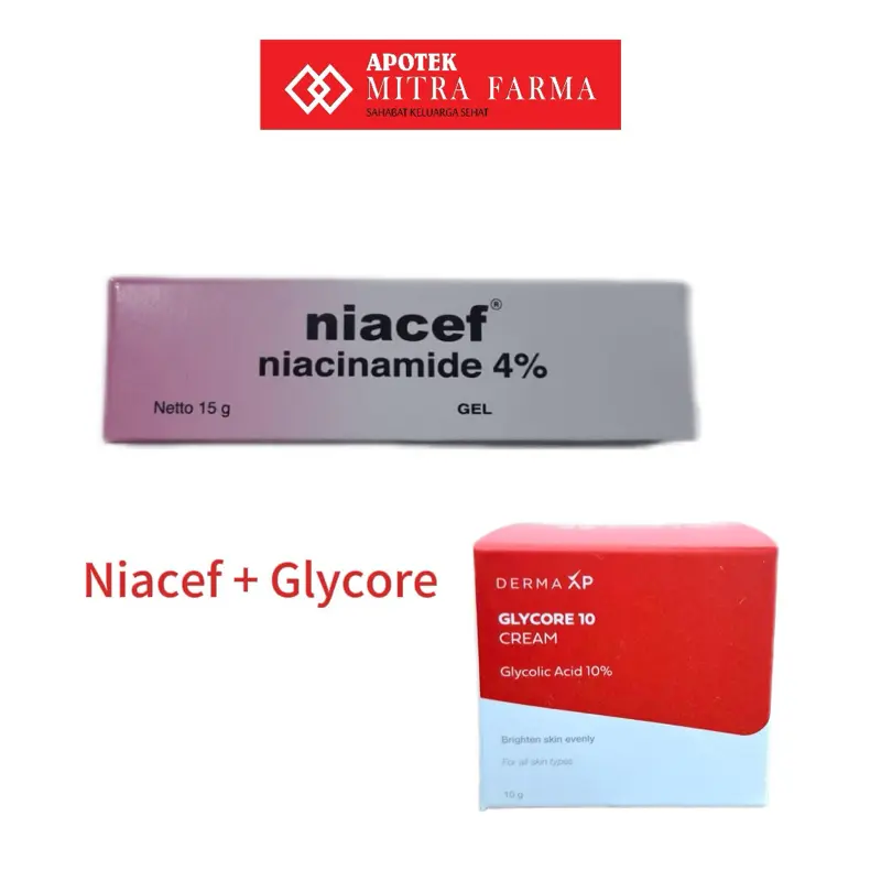 NIACEF DAN GLYCORE BUNDLING DAN TERPISAH